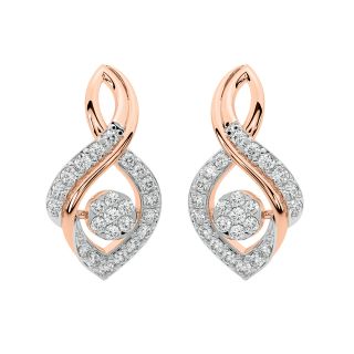 Olivia Round Diamond Stud Earrings